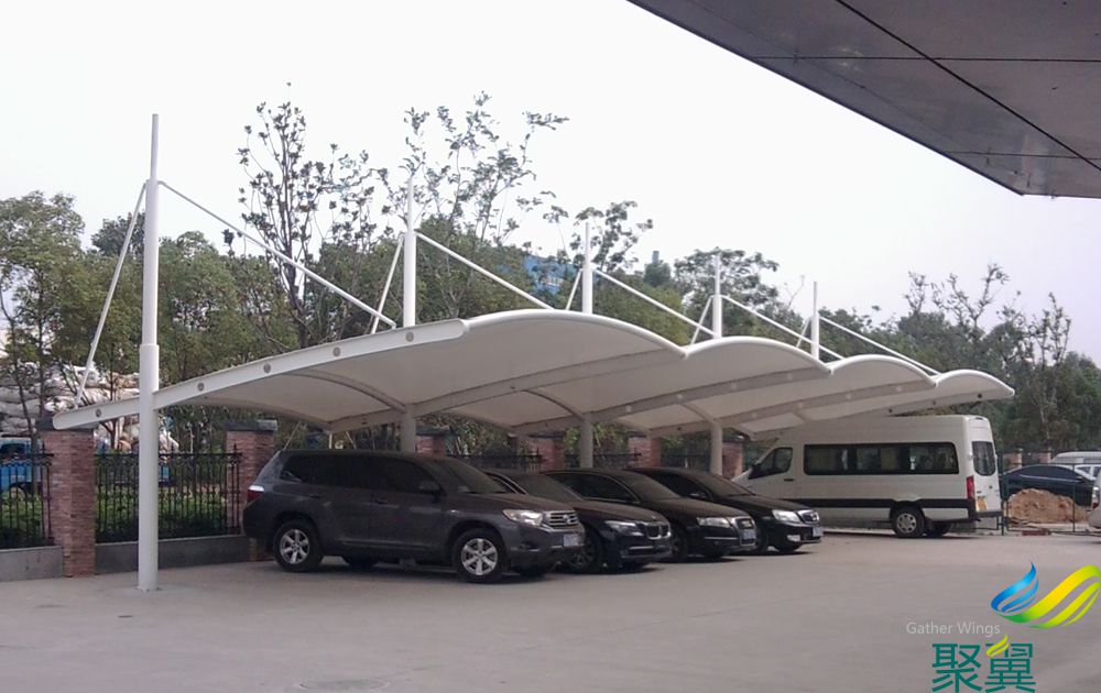 南京膜結構車棚,膜結構車棚