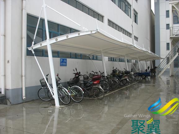 自行車棚_膜結構自行車棚_膜結構自行車棚款式