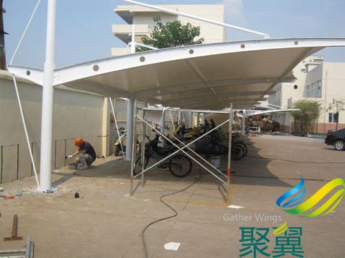 汽車停放、自行車停放、電動車停放遮陽
