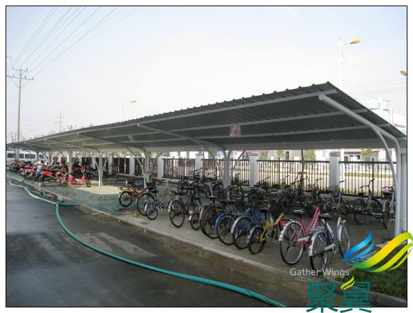 彩鋼板車棚