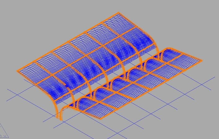 膜結(jié)構(gòu)車棚CAD