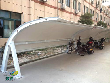 膜結構自行車棚越來越受歡迎和大眾的青睞