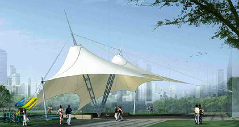 景觀膜結構建筑-景觀膜結構綠化美麗城市