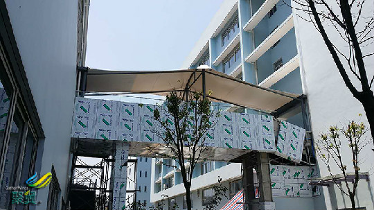 定制商務樓廊橋雨篷 聚翼商務樓廊橋施工服務包設計