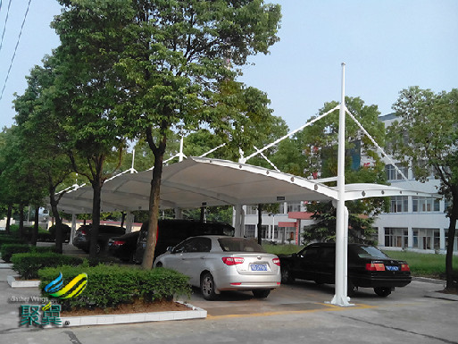 膜結構車棚設計四大問題|膜結構車棚安裝過程