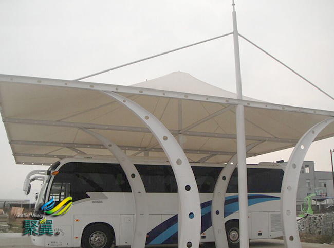 膜結構車棚新型產(chǎn)物|膜結構車棚第四代建筑