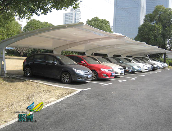 膜結構車棚建筑設計|膜結構車棚耐火等級B1級