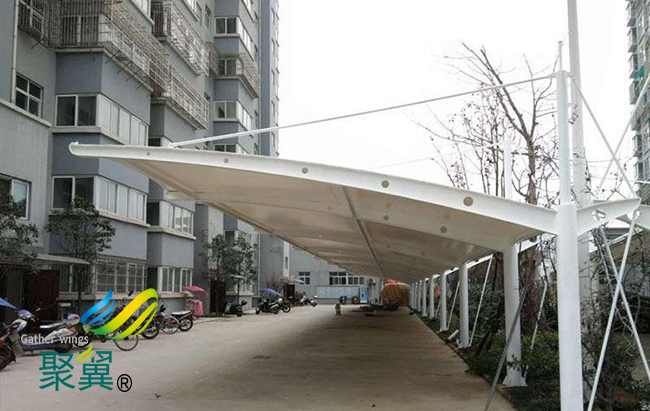 小型膜結構車棚受青睞|膜結構車棚自行車棚