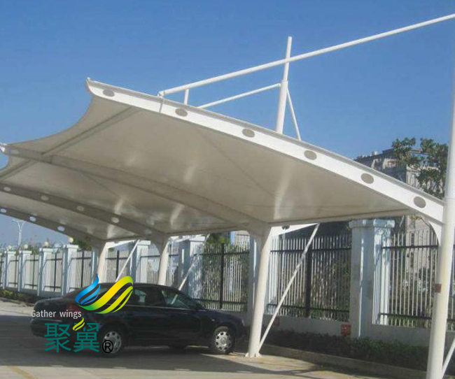 膜結構車棚公司實力|膜結構車棚自潔性