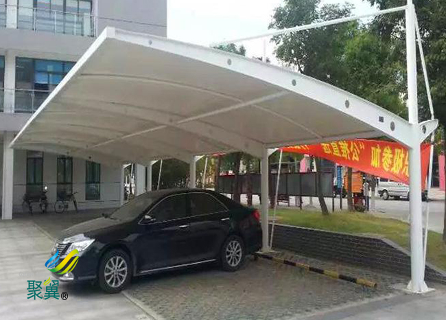 膜結(jié)構(gòu)車棚鋼構(gòu)停車棚|膜結(jié)構(gòu)車棚建筑運用