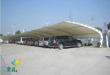 大型建筑膜結構車棚工程循環行使|停車便利