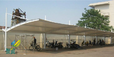 膜結構車棚排水措施|膜結構車棚美學特征