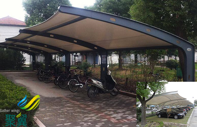北京市門頭溝區膜結構車棚|膜結構車棚制作