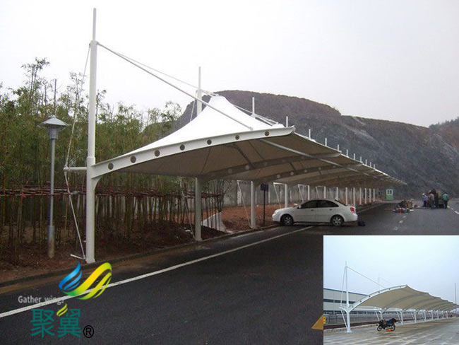 山西省運城市夏縣膜結構車棚|膜結構車棚央視特邀品牌一級