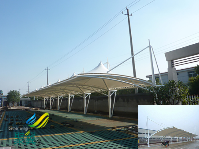 河北省石家莊市長安區膜結構車棚|膜結構車棚公司有特價銷