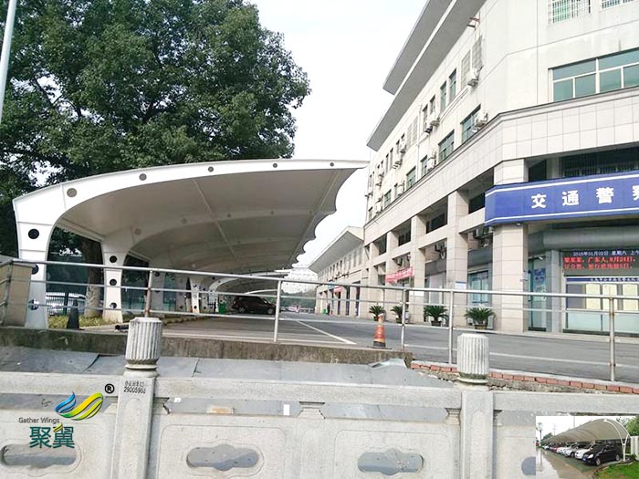 福建家用遮陽張拉膜停車棚充電樁設(shè)計(jì)公司