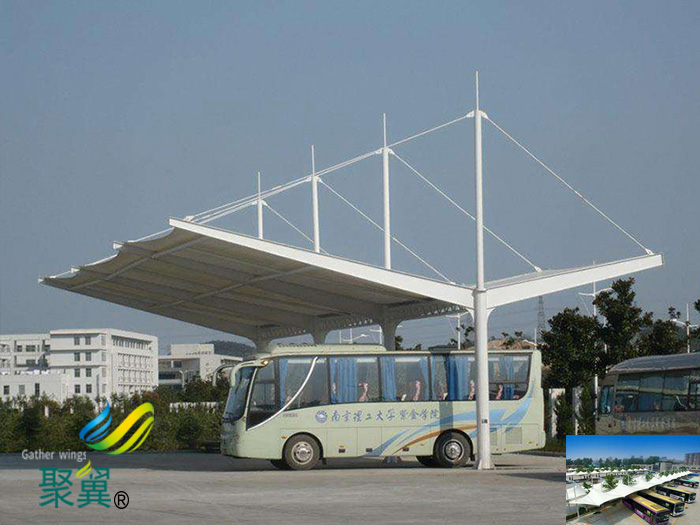 大巴車露天停車棚基礎(chǔ)設(shè)計平面圖生產(chǎn)廠家