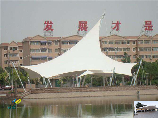 上海鋼膜結(jié)構(gòu)停汽自行車棚景觀價(jià)格定制廠家安裝