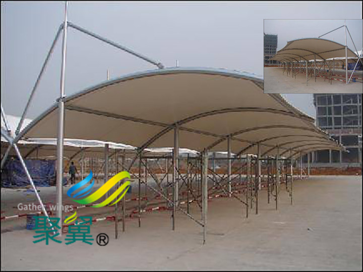 膜結(jié)構(gòu)工程公司帶您了解膜結(jié)構(gòu)汽車棚安裝注意事項(xiàng)