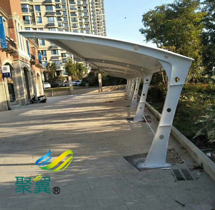膜結構車棚充電樁棚合適廠家選擇|車棚安裝注意事項