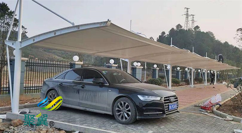 膜結(jié)構(gòu)汽車停車棚雨棚工藝原理及操作要點(diǎn)